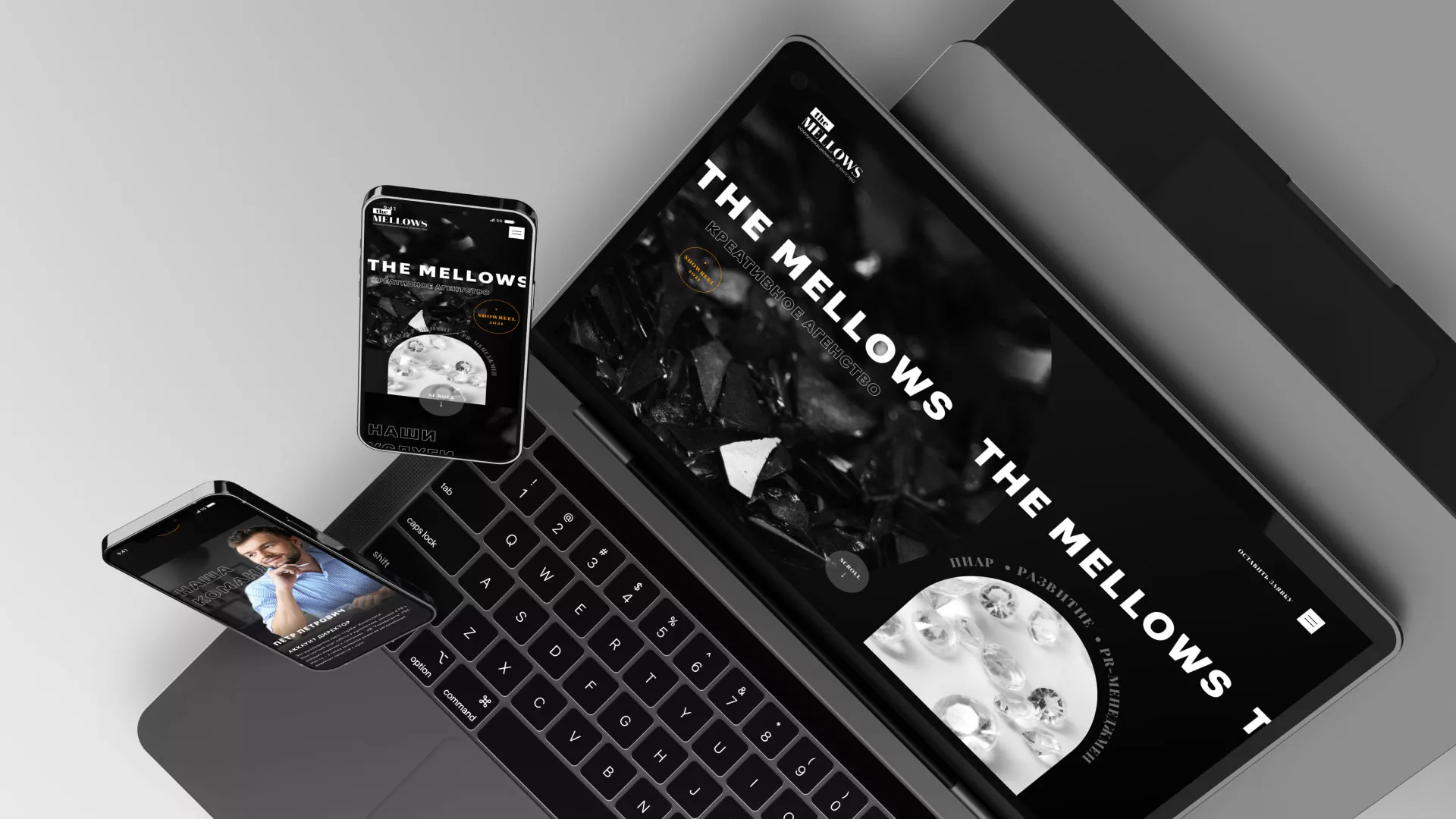 Разработка сайта креативного агентства «The Mellows» в Лагани